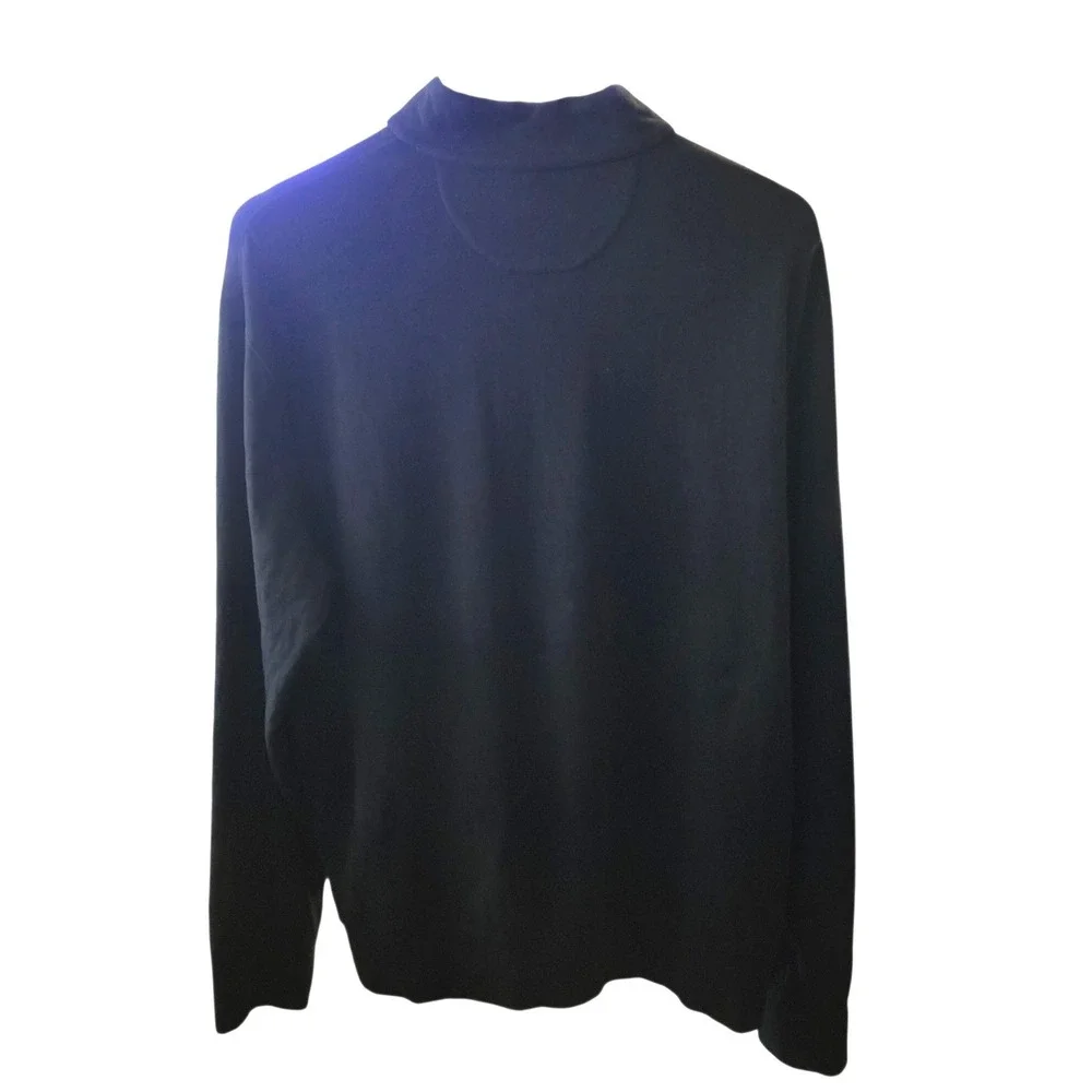 Polo Ralph Lauren Performance Quarter Zip Pullover Mens Large Black Mock Neck